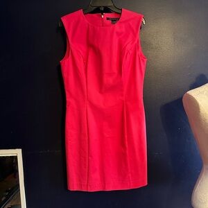 French Connection Hot Pink Sheath Dress Size 10 NWT Sleeveless Cocktail Dress